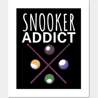 Snooker addict Posters and Art